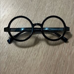 Spooktacular Creations 2in Black Round Wizard Glasses